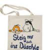 Baumwolltasche "Steig mr doch ins Däschle"
