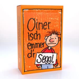HZ Shop - Kartenspiel - Oiner isch emmer d'r Seggl (Kartenspiel)
